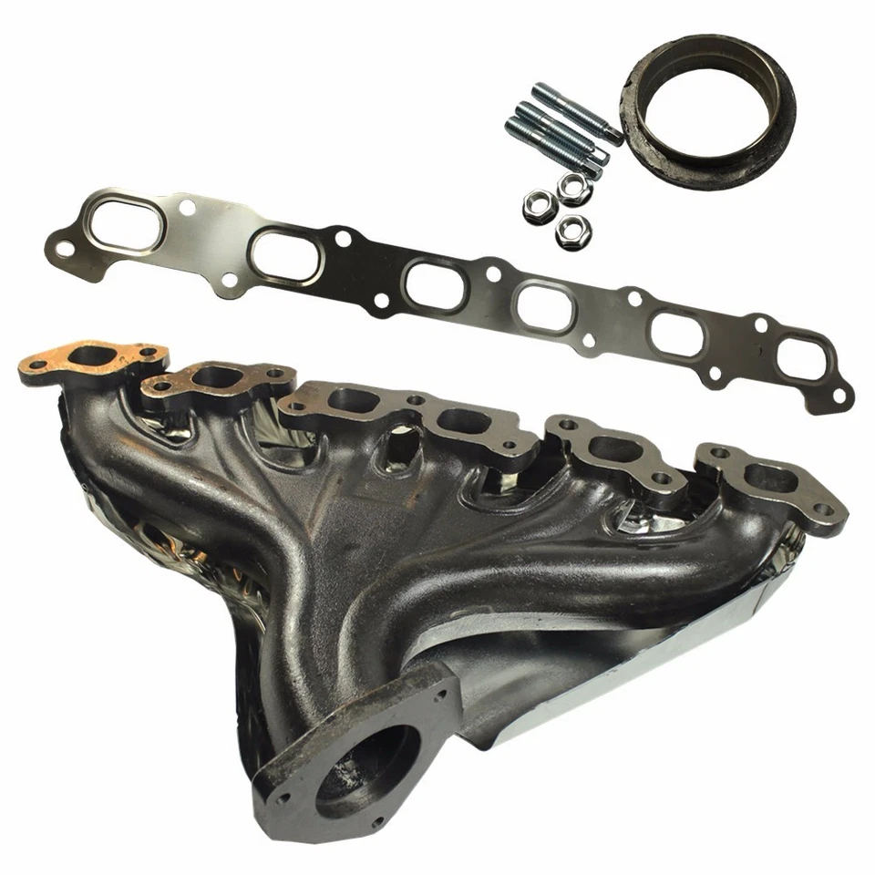 Kit de colector de escape y junta para Buick Chevy GMC Isuzu Oldsmobile Saab L6 4,2 L Foto 2 de 4