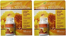 Vision Complex Lutein and Zeaxanthin Supplement, 140 Count (2 Packs)