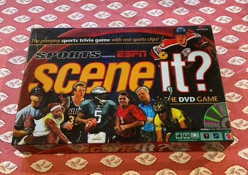 Scene It? ESPN Sports Edition 2005 DVD Board Game. Pre-owned 100% Complete.