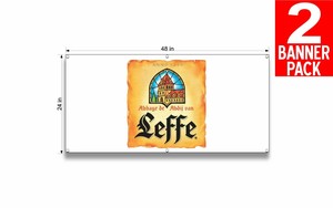 Beer Leffe Beer Logo 24 X 48 Inch Vinyl Banner 2 Pack | eBay
