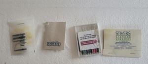 4 ADVERTISING PACKS OF THREAT AND BUTTONS -NEVADA DISABILITY - LANDS END + MORE