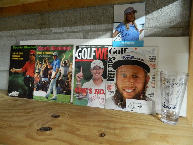 2 - Auto. Golf Magazines & Lexi  Thompson Auto. Picture & 2 - Old SI