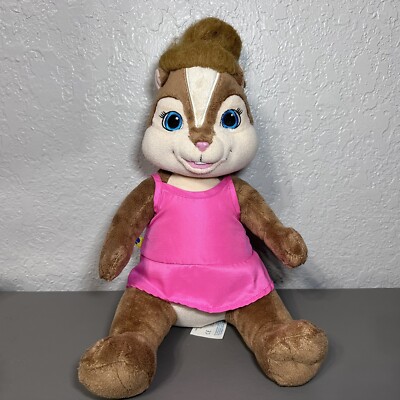 Build A Bear Alvin and the Chipmunks Brittany Plush Stuffed Animal Pink Outfit
