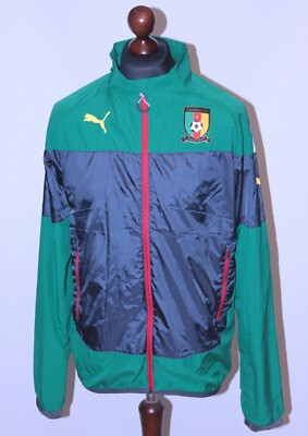Kamerun Nationalmannschaft Ausgabe Fußball Trainingsjacke Puma Gr. M