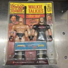 WCW Slam Bam Walkie Talkies Goldberg vs Kevin Nash Grudge Match Yellowed