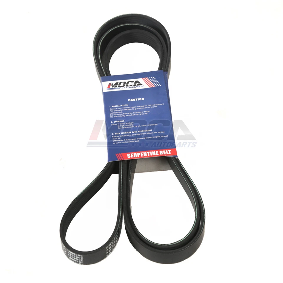 Serpentine Belt Drive Component Kit for GMC Chevrolet Cadillac Escalade 5.0 5.7L - Image 2 of 4