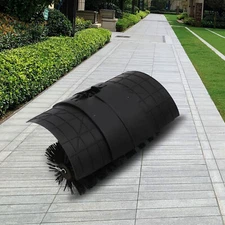 Gas Power Sweeper Bristle Brush Couple Shaft Head Attachment Walk Behind Broom