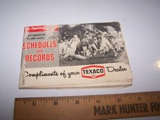 1969 NFL AFL COLLEGE SCHEDULE & RECORDS 64 Page Publication TEXACO Gas & Oil