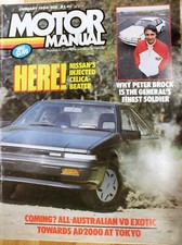 Motor Manual 1984 Peter Brock HDT Factory Gazelle BMW 323i XE Fairmont Ghia ESP