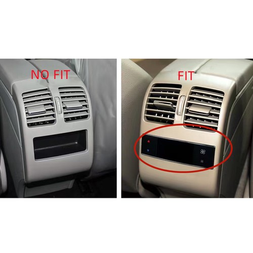Car Rear Center A/C Air Vent Panel Cover For Benz X204 GLK 08-15 Advance Black - Picture 5 of 6