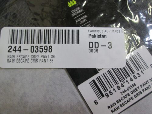SHOT RACE GEAR PANTALONES DE MOTOCROSS + CONJUNTO DE JERSEY - CINTURA 36" + CAMISETA XL gris + negro - Imagen 17 de 18