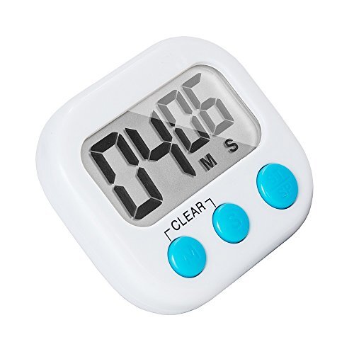 6 Pack Small Digital Kitchen Timer Magnetic Back and ON/Off Multicolored - Picture 2 of 7