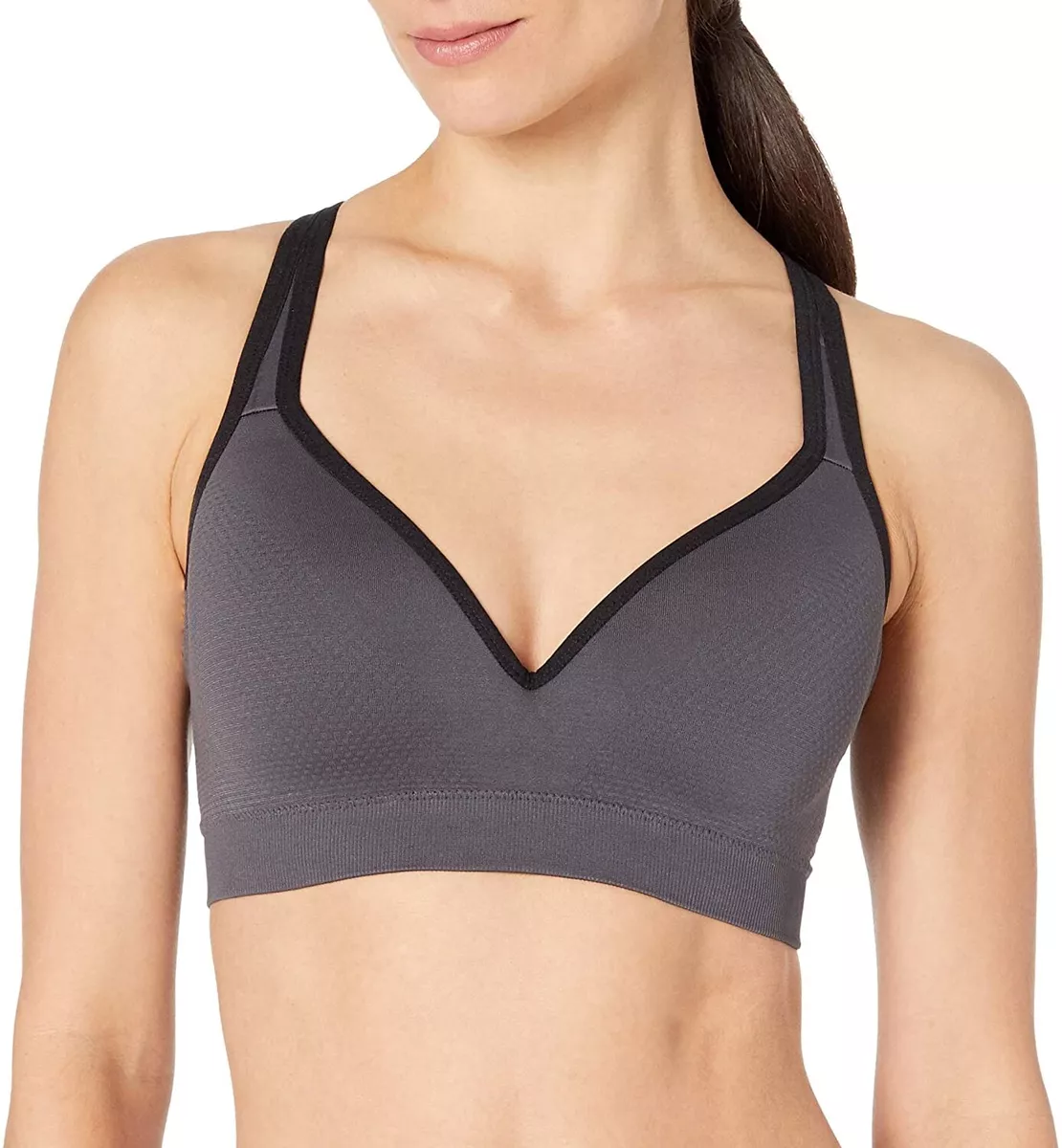 Jockey 260483 Women's Molded Cup Seamless Iron Grey Sports Bra