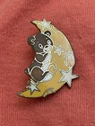 Teddy Bear Hugging The Crescent Moon Stars Pin by Gift Creations — photo 8