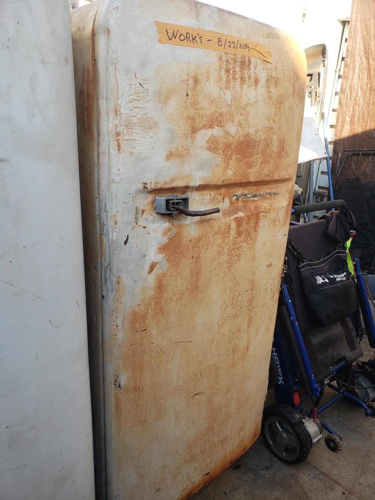 Vintage Frigidaire Refrigerator Good For Parts Non Working eBay