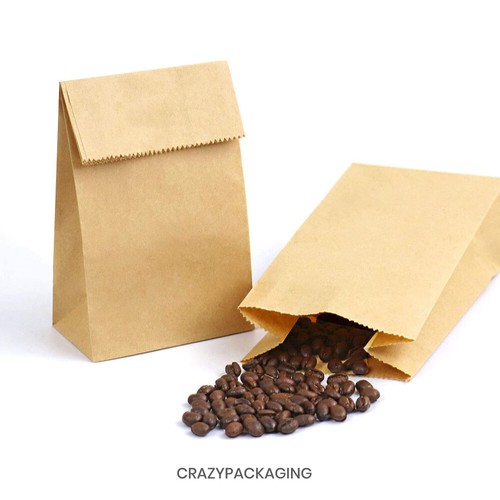 Kraft Brown Take Away Paper Bags Grocery Market Party Gift Craft Food Cake Bag - Picture 31 of 78