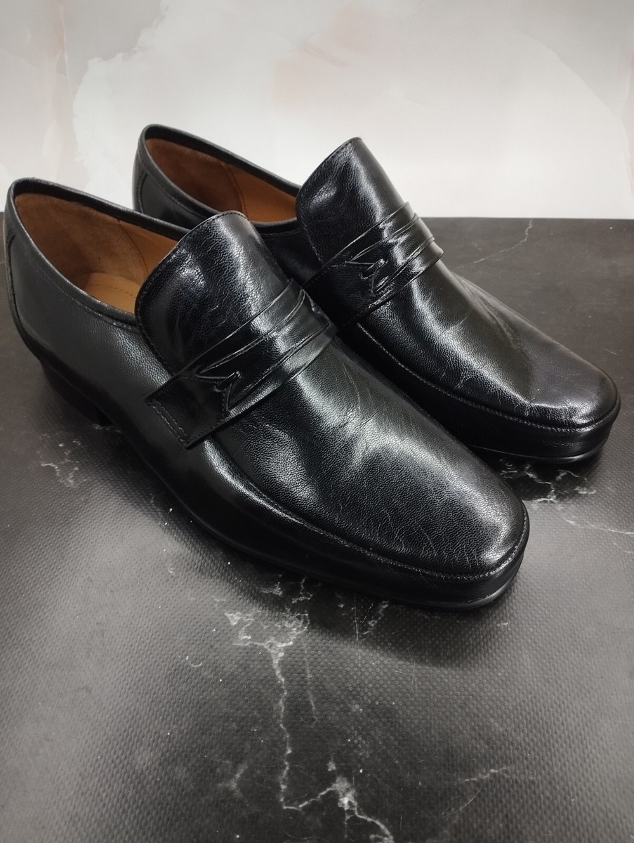 Men's Pierre Cardin Black Leather Shoes Size 42 | eBay