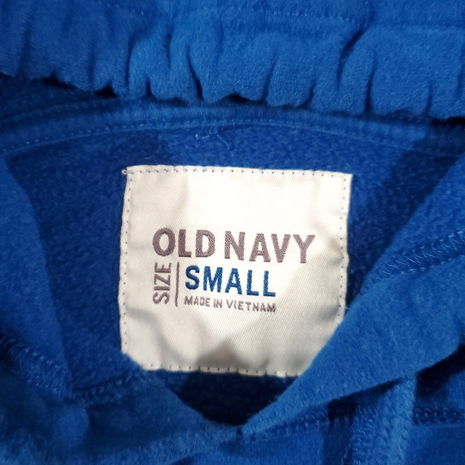 Old Navy Hoodie Mens Small Blue Solid Basic Casua… - image 2