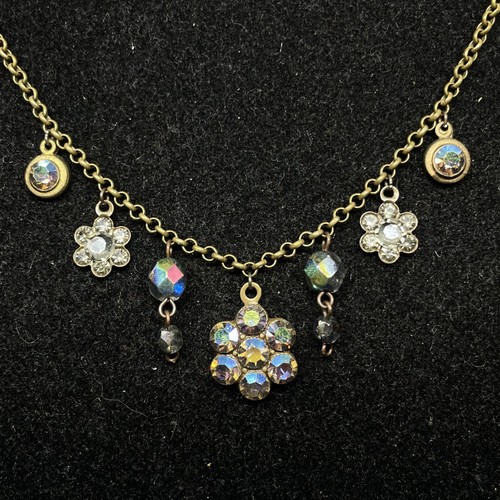 Halskette Michal NEGRIN Kristalle Blumen alte Sammlung Made in Israel - Bild 49 von 76