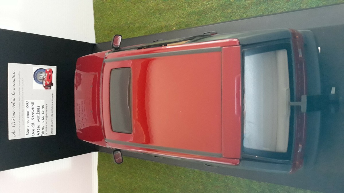 HONGWELL RANGE ROVER 4.6 HSE Voiture Miniature Rouge 1/72 Métal J555