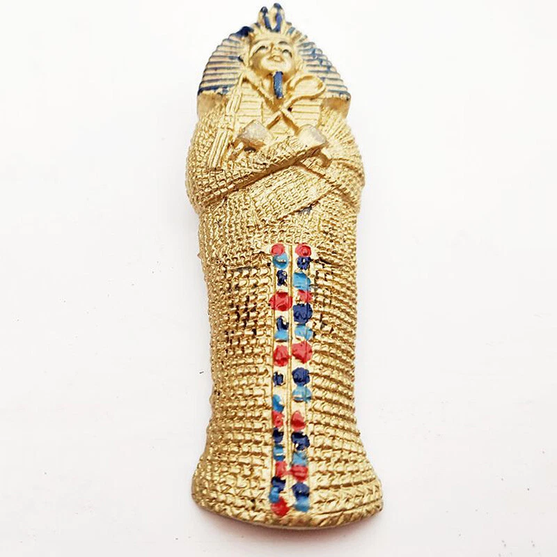 Imán de nevera egipcio faraón momia Oscar hombre pegatina magnética recuerdo de viaje Foto 3 de 4