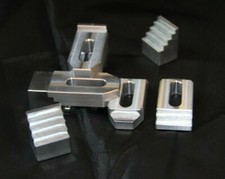 4 Spannpratzen Alu M6 Mini Treppensteinen , Spanneisen , BAZ Fräsen Gravieren