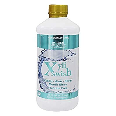 Xyli Swish All Natural Formulated Nano Silver Xylitol Aloe Mouthwash  Peppermint | eBay