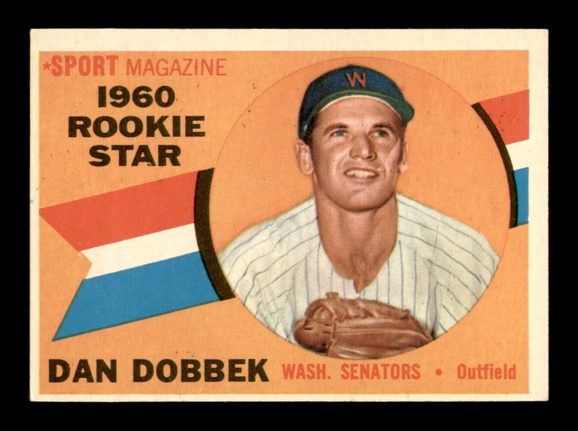 1960 Topps #123 Dan Dobbek NM Baseball Card OBGcards