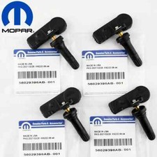 4pcs Genuine Tire Pressure Sensor Tpms Oem 56029398ab Dodge Chrysler Jeep Ram