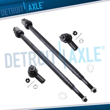 4pc Inner and Outer Tie Rod Ends for 2001 - 2003 2004 2005 Honda Civic Acura EL