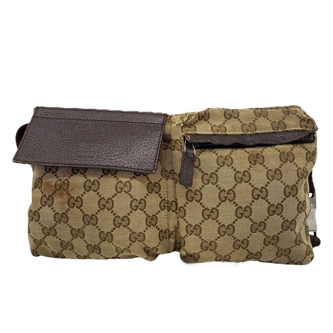 GUCCI GG poche taille épaule sac ceinture sac banane vintage authentique