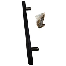Signature Hardware 479540 Khoit 12" C-C Back to Back Door Pull - Matte Black