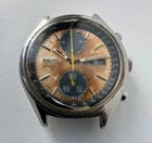 SEIKO 6138-8020 Automatic Chronograph Watch Vintage Mens PANDA Brown Dial 21 J