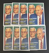 (8) William Harridge & Warren Giles 2006 Topps Heritage MLB President #100 Lot