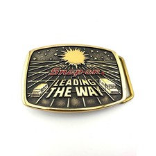 Snap-On 1988 Limited Edition Solid Brass Belt Buckle SSX-1232 Leading The Way