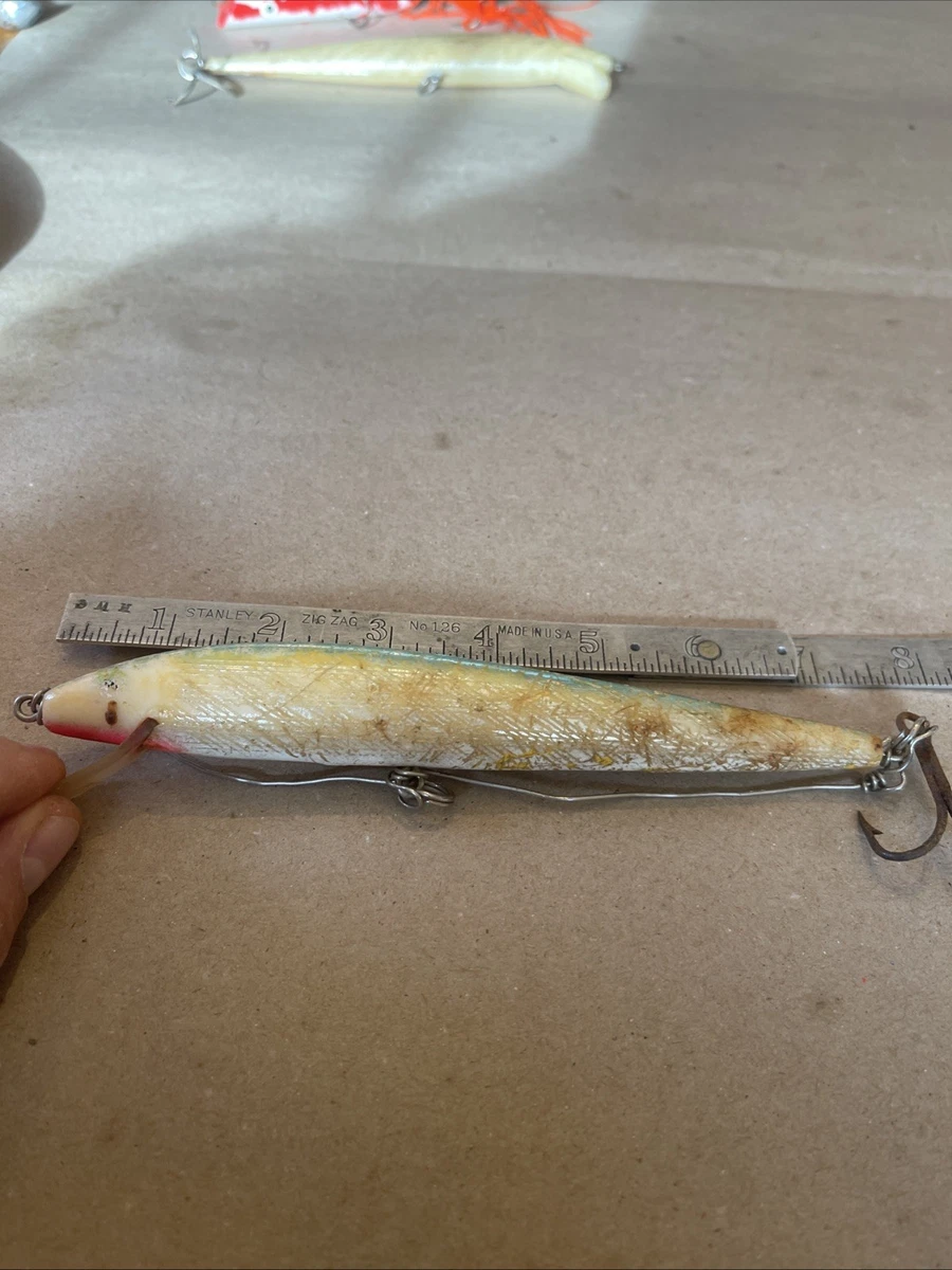 Leurre De Pêche Vintage Rebel Double Deep Shad Plastique 3 1/2 Pouces