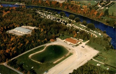 Bingeman Park Kitchener Ontario Canada Aerial View Grand River Marshall Hall