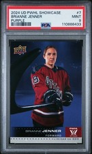 2024 UD PWHL SC PURPLE #7 BRIANNE JENNER PSA 9