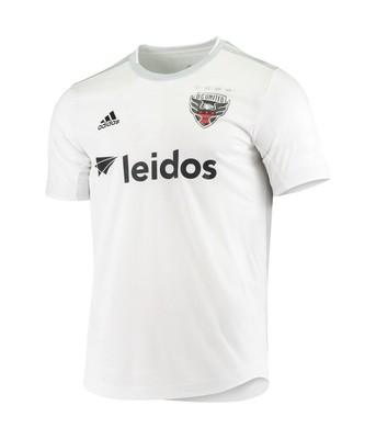 Adidas Mens DC United Jersey, White, XXX-Large