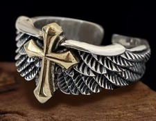 German  WW2  Iron cross    Ring Adjustable Size diameter 0.5 inches #3