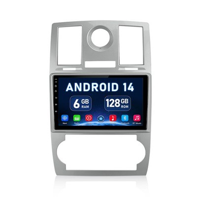 6+128G Android 14 Autoradio CarPlay GPS Navi BT für Chrysler 300 300C 2005-2010
