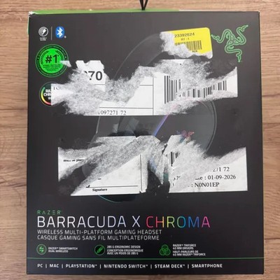 Razer Barracuda X Chroma RGB Wireless Gaming Headset RZ04 Multi Plat Open box
