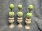 VTG Barbie 2006 Mini Kingdom Expandable Castle Playset - 3 Topiary Rose Plants