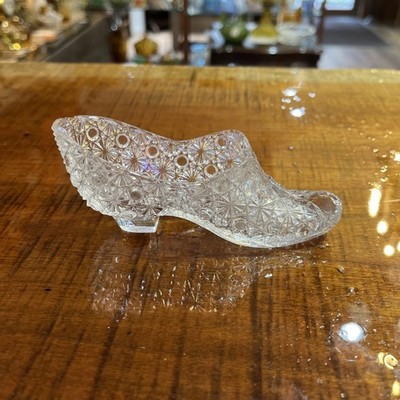 Antique Bryce Brothers Crystal Glass Slipper