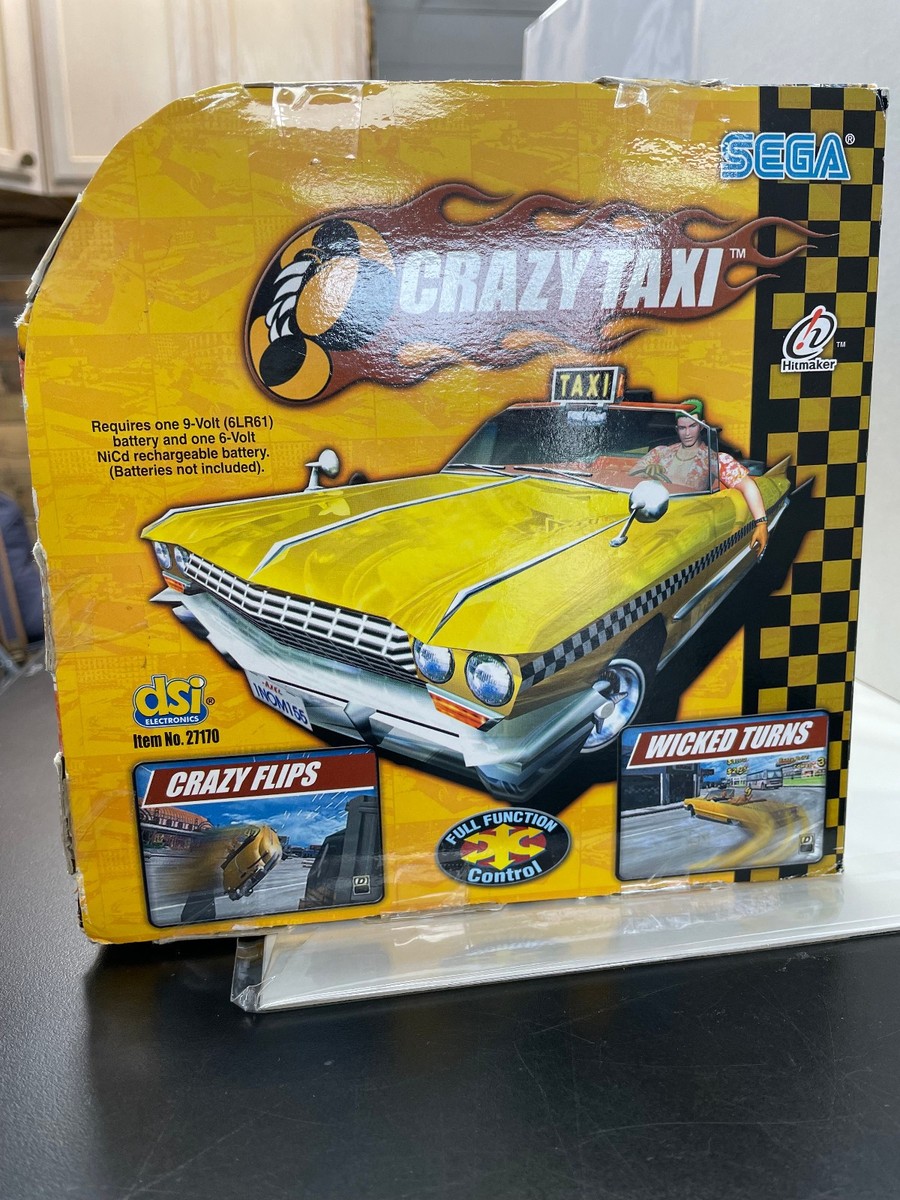 Sega Crazy Taxi RC Car Radio Remote Control - *Excellent Condition