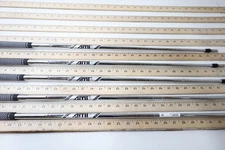True Temper Amt Black S300 Stiff 34.25-36.25 Iron Shaft Set Pulls 5Pc .355 10962