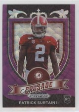 2021 Panini Prizm Draft Picks Crusade Purple Wave Patrick Surtain II #178 0hd6
