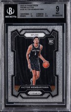2023 Panini Prizm Victor Wembanyama Rc Rookie #136 Glitter BGS 9 Spurs Rare!