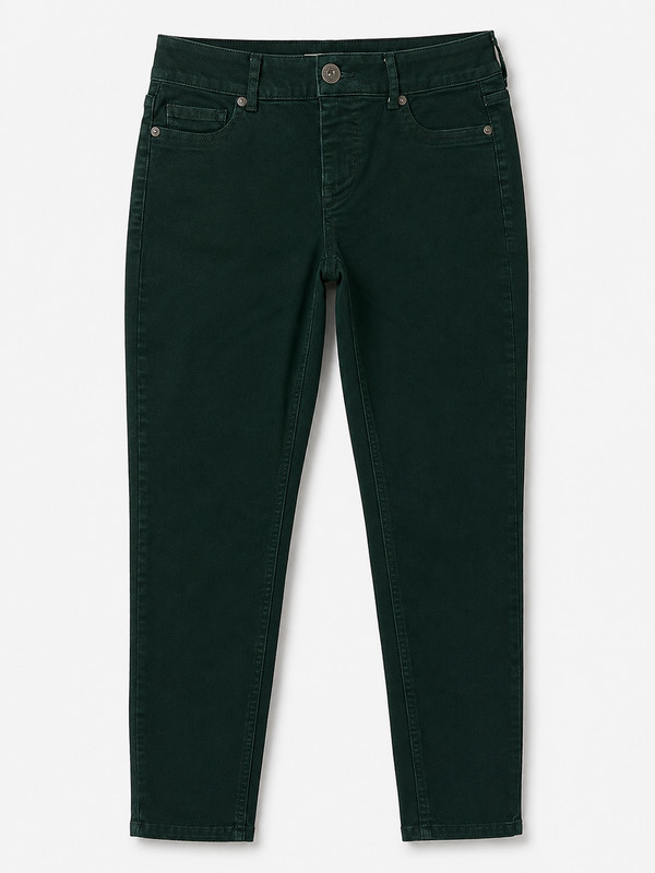 Maurices Hunter Green Skinny Jeans Women's Medium 32" Waist 31" Inseam Stretch