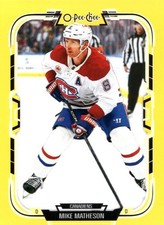 2025-2026 O-Pee-Chee Hockey Cards - Yellow Parallels [ANA thru NYR]